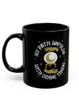 My Path Unfolds with Divine Timing Black Mug