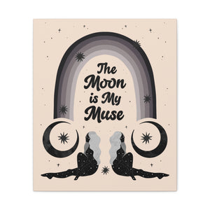 The Moon is My Muse Canvas Gallery Wraps