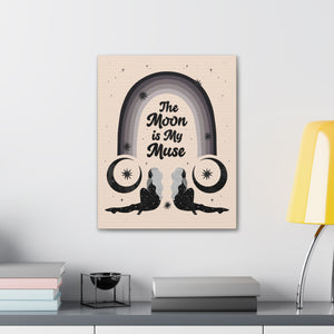 The Moon is My Muse Canvas Gallery Wraps