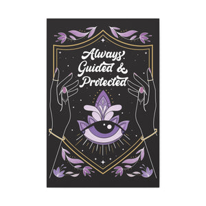 Always Guided & Protected Canvas Gallery Wraps