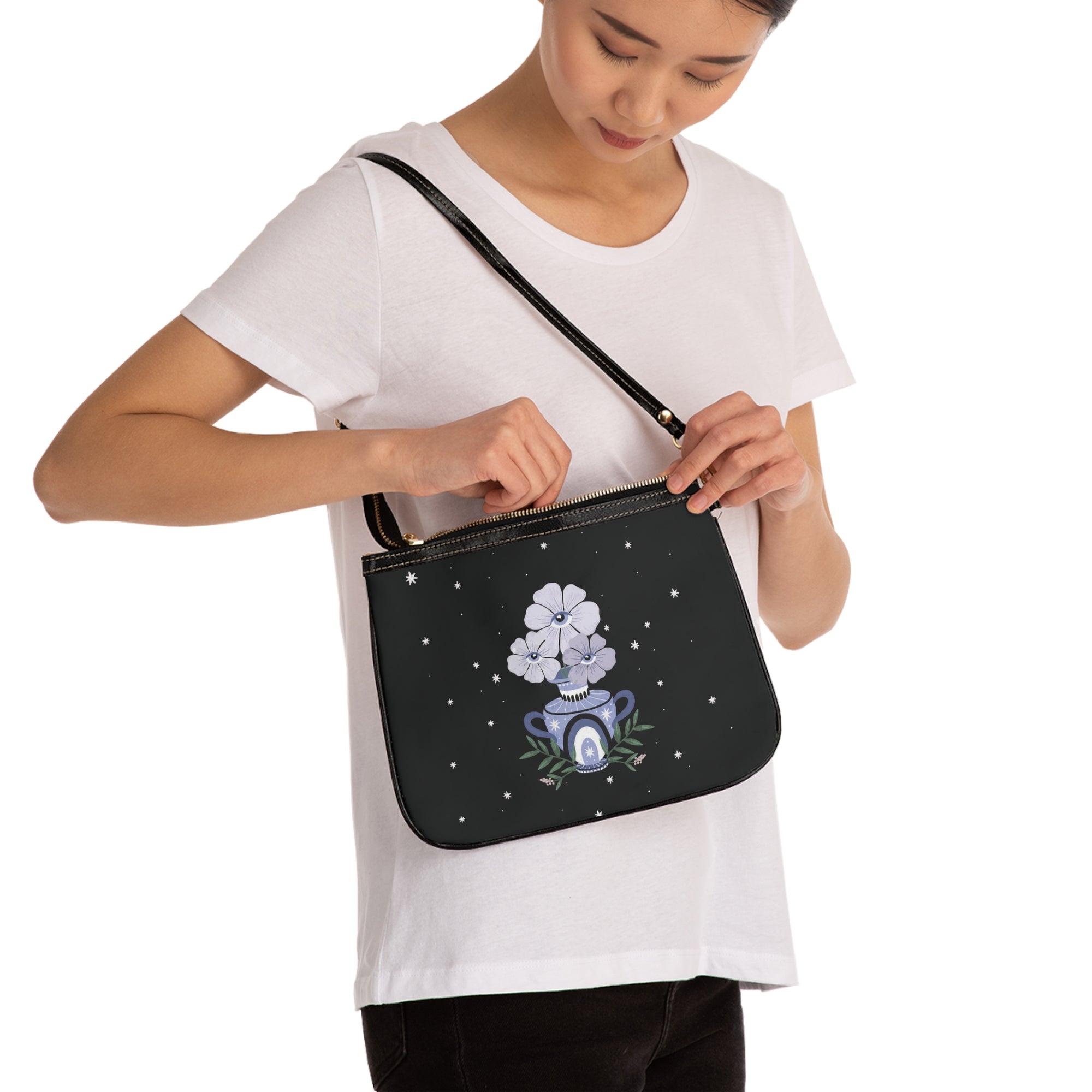 Third Eye Flowers Shoulder Bag