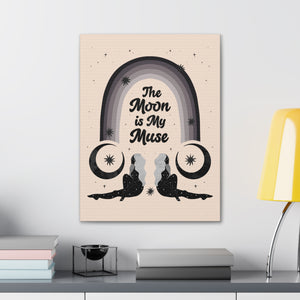 The Moon is My Muse Canvas Gallery Wraps