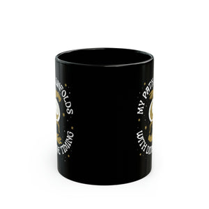 My Path Unfolds with Divine Timing Black Mug