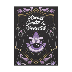 Always Guided & Protected Canvas Gallery Wraps