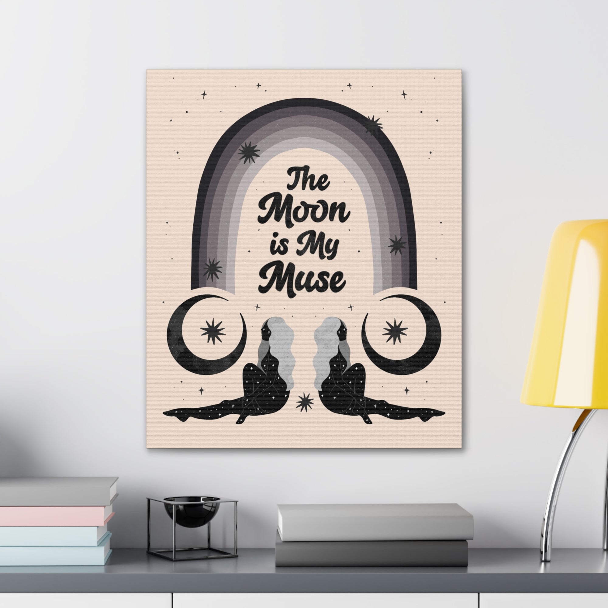 The Moon is My Muse Canvas Gallery Wraps