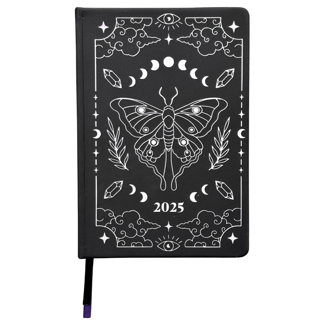 2025 Lunar Insights Planner - many moons lunar planner 2025 - Goddess Provisions