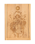 Elemental Goddesses Wooden Bamboo Altar Box available at Goddess Provisions