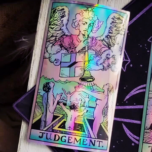 22-Pack Holographic Tarot Stickers