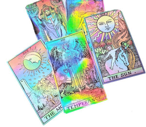 22-Pack Holographic Tarot Stickers