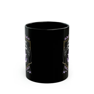 Always Guided & Protected Black Mug