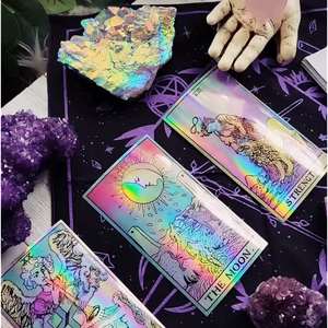 22-Pack Holographic Tarot Stickers