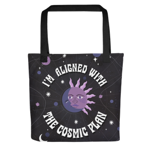 I'm Aligned With The Cosmic Plan Tote Bag