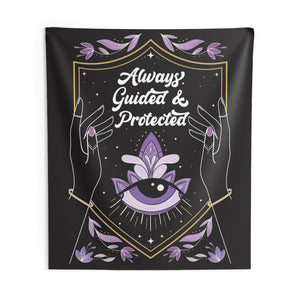 Always Guided & Protected Tapestry