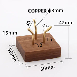 Wooden Crystal Display Stand