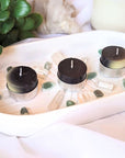 Moon Phase Tealights (Set of 3) available at Goddess Provisions