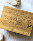 Elemental Goddesses Wooden Bamboo Altar Box available at Goddess Provisions