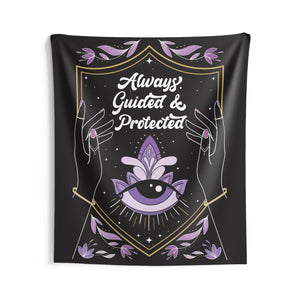 Always Guided & Protected Tapestry