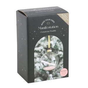 Rose Quartz Manifestation Holiday Ornament Kit