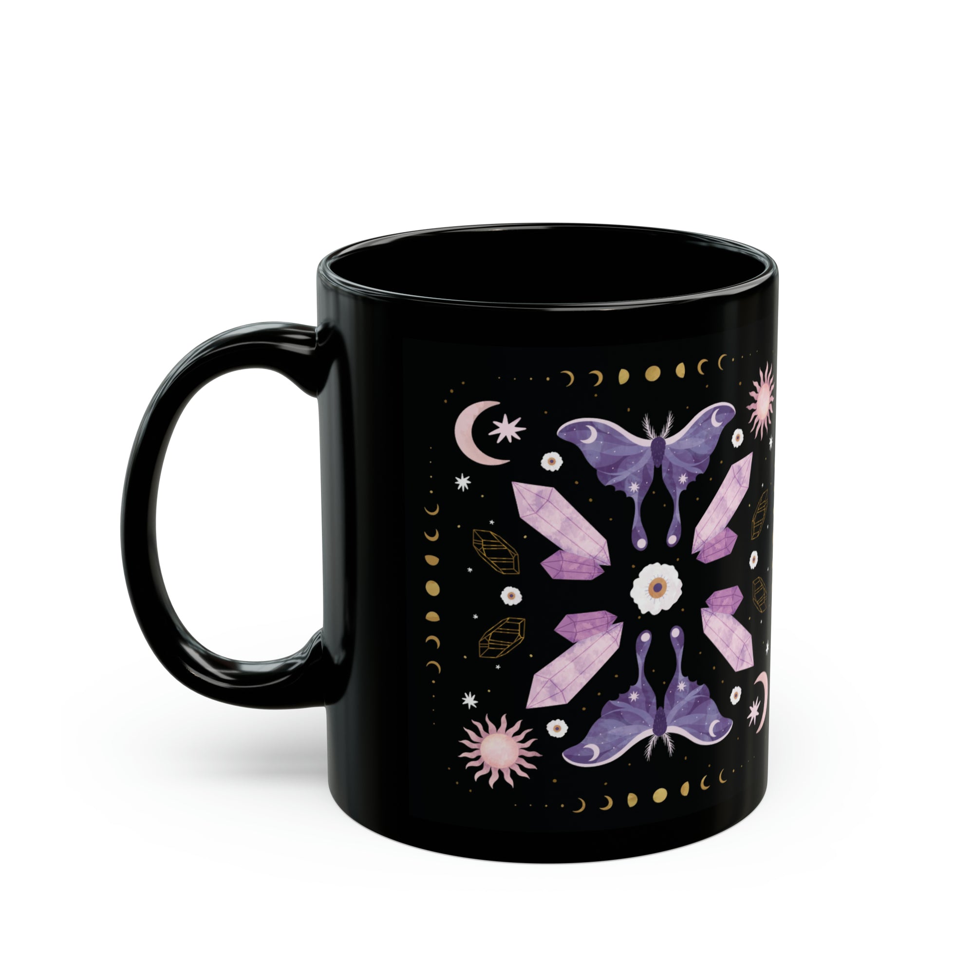 Purple Crystal Moth Mug