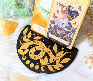 Celestial Serpent Oracle Card Holder available at Goddess Provisions