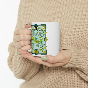 Abundance Flows to Me White Mug