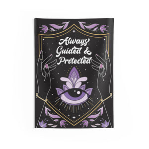 Always Guided & Protected Tapestry