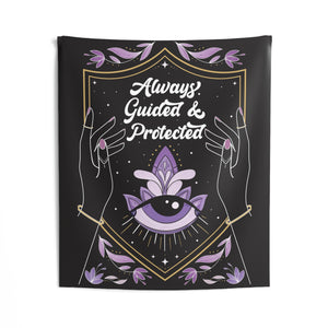 Always Guided & Protected Tapestry