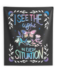 I See the Light in Every Situation Tapestry