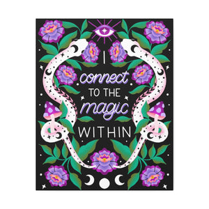 I Connect to the Magic Within Canvas Gallery Wraps