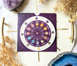 Zodiac Insight Volvelle by Sow the Magic available at Goddess Provisions