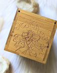 Elemental Goddesses Wooden Bamboo Altar Box available at Goddess Provisions