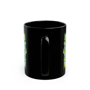 Abundance Flows to Me Black Mug