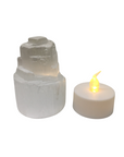 Selenite Tower Tealight