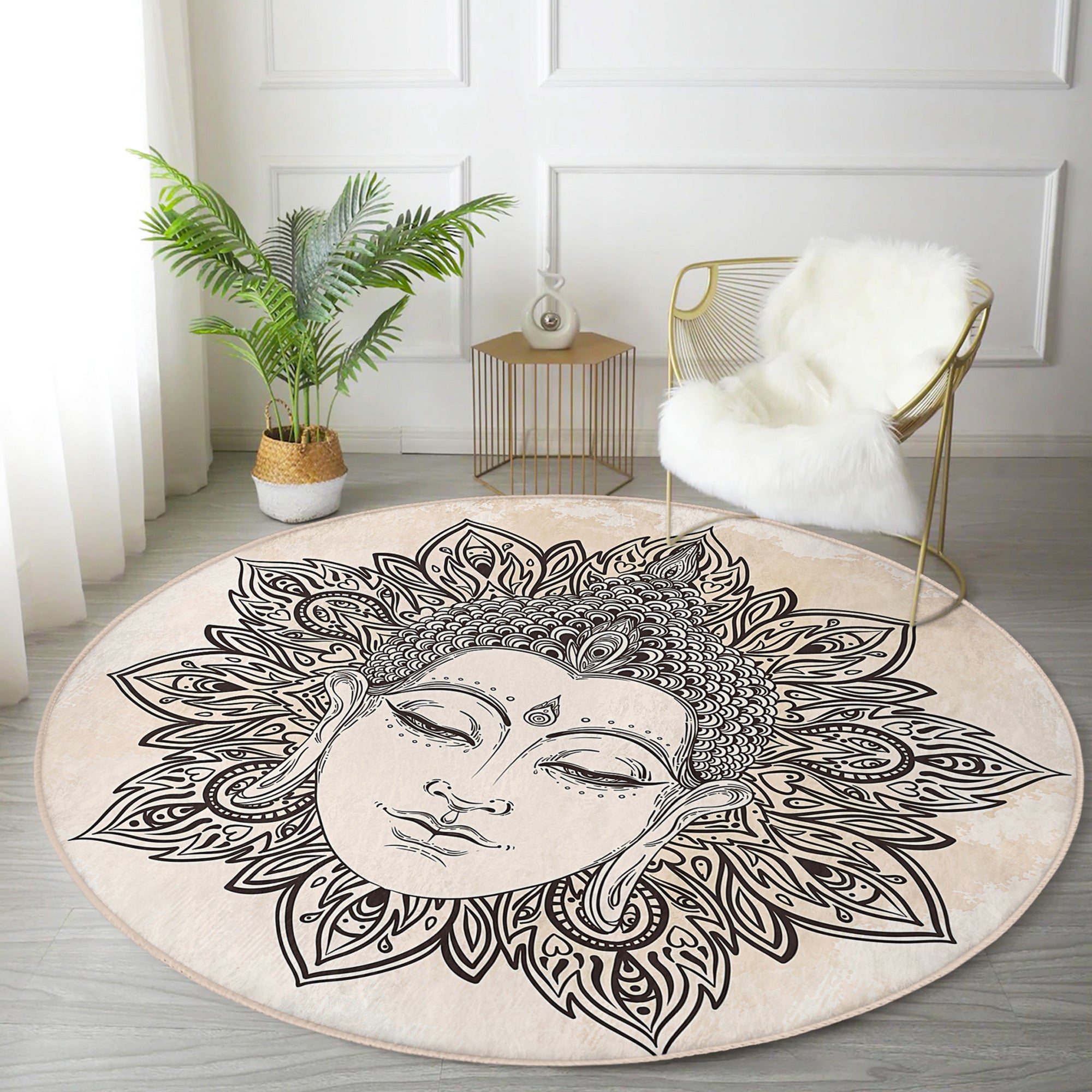 Meditation Room Round Rug