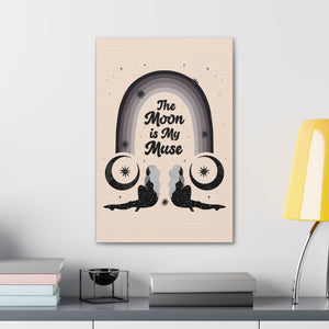 The Moon is My Muse Canvas Gallery Wraps