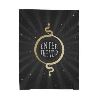 Enter The Void Velveteen Plush Blanket