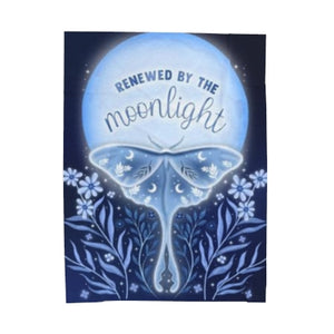 Renewed by the Moonlight Velveteen Plush Blanket