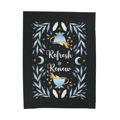 Refresh & Renew Velveteen Plush Blanket