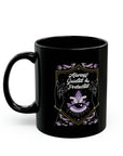 Always Guided & Protected Black Mug