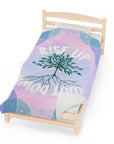 Rise Up Root Down Tree Velveteen Plush Blanket