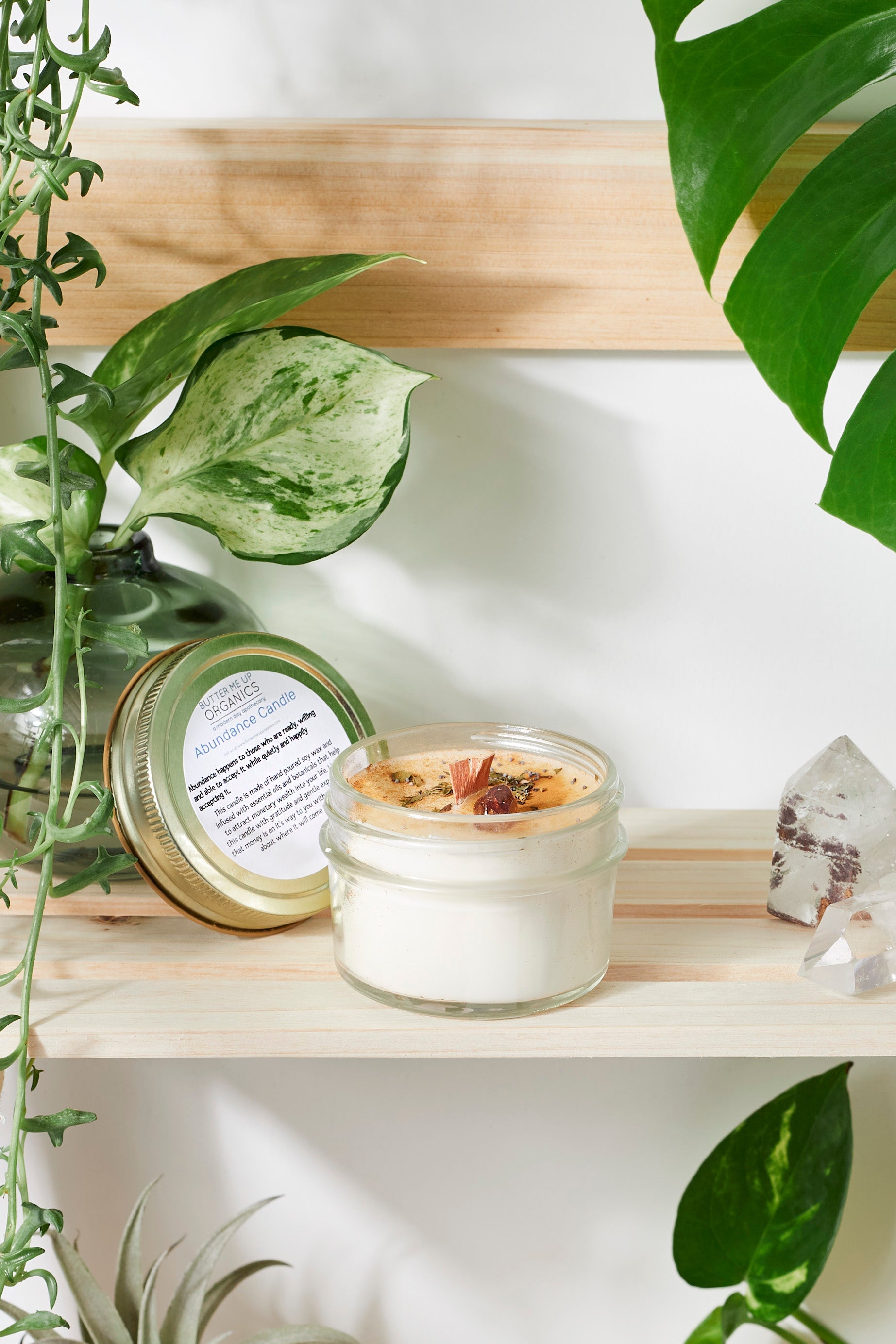 Organic Abundance Intention Candle