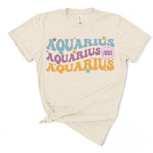 Retro Aquarius Graphic Tee