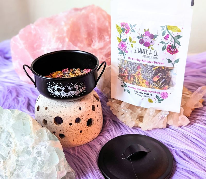 Be Divine Simmer Potion by Simmer &amp; Co. and Mystic Cauldron available at Goddess Provisions.