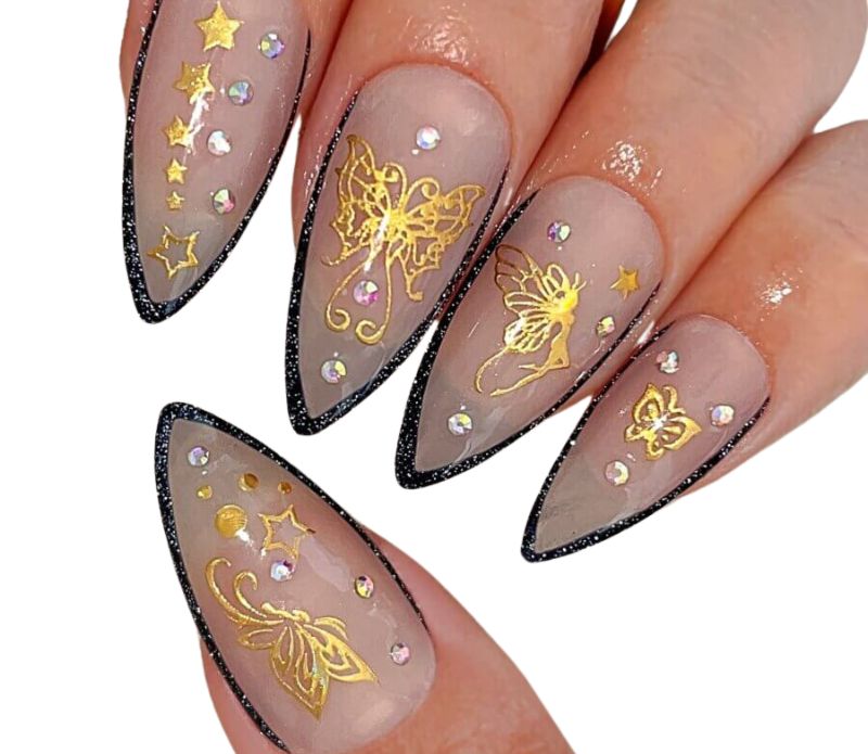 Goddess Provisons | Butterfly Fairy Press On Nails Set