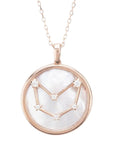 Capricorn Mother Of Pearl Constellation Necklace