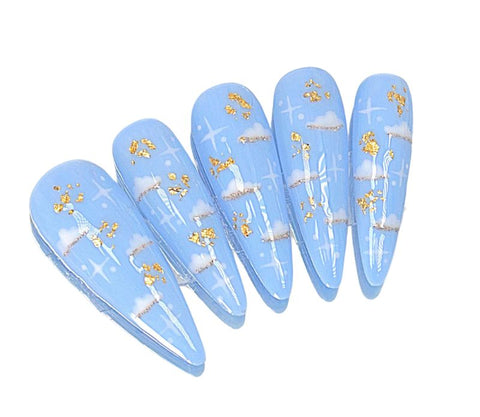 Celestial Sky Press On Nails Set