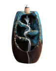 Ceramic Waterfall Backflow Incense Holder