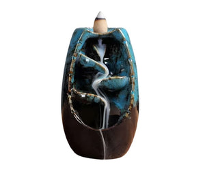 Ceramic Waterfall Backflow Incense Holder