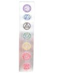 Chakra Engraved Selenite Bar