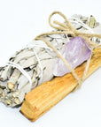 Palo Santo, Sage & Crystal Smoke Cleansing Bundle